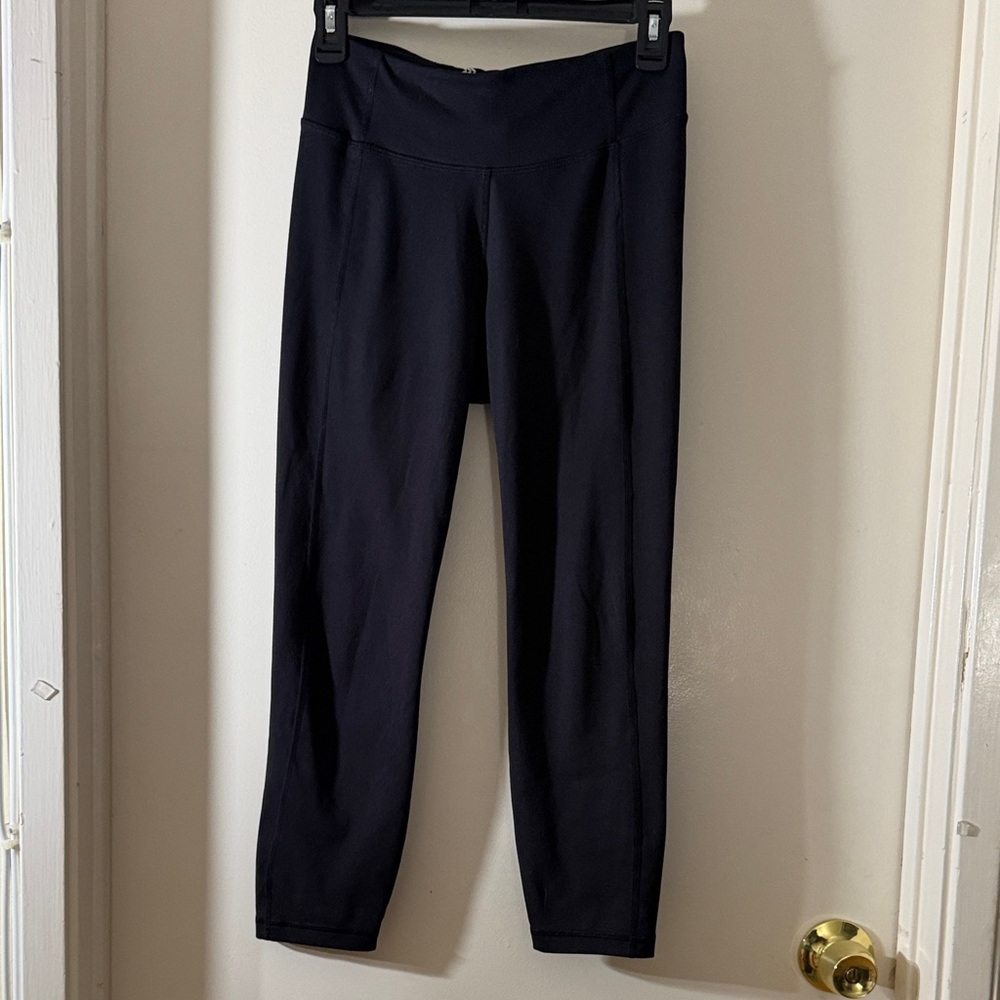 All in Motion Black High-Rise Active Capri Leggings